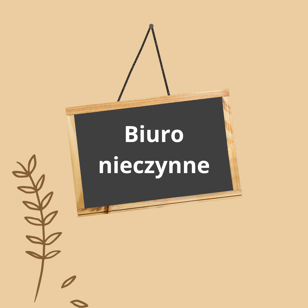 Biuro Cechu nieczynne