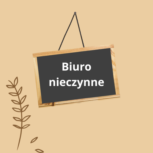 Biuro Cechu nieczynne